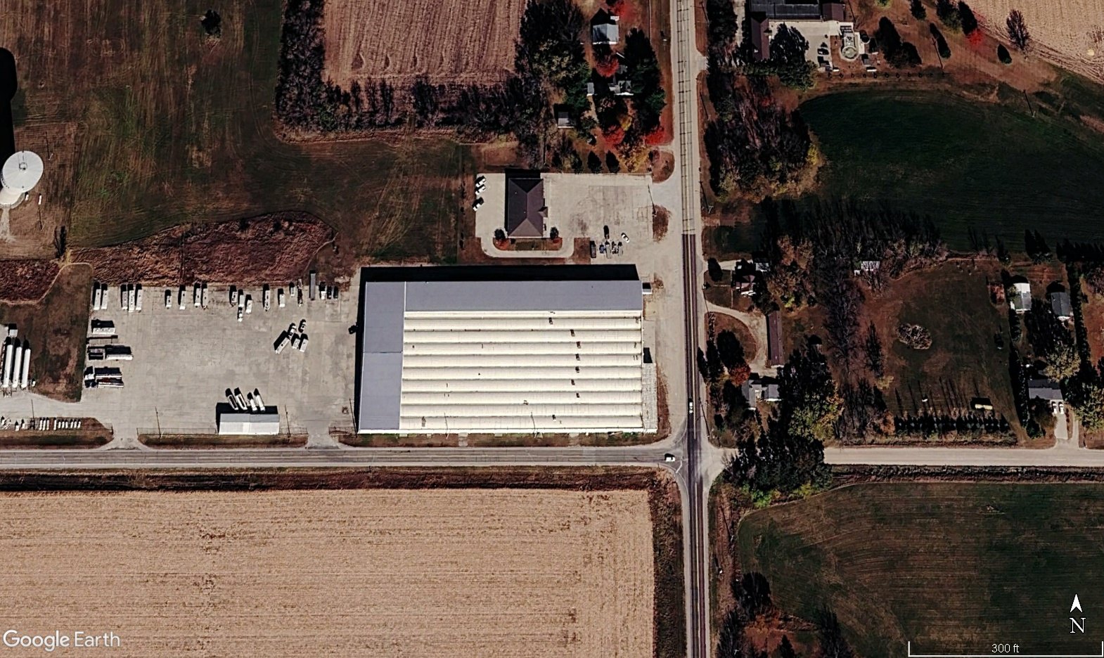Aerial view of Tower Center